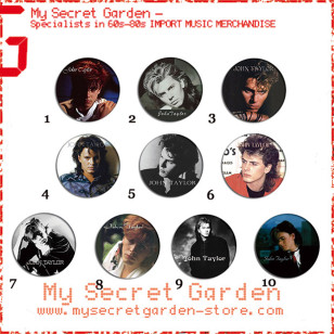 Duran Duran - Jonn Taylor Pinback Button Badge Set 1a or 1b ( or Hair Ties / 4.4 cm Badge / Magnet / Keychain Set )